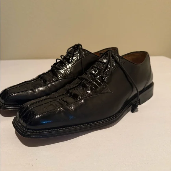 Crocodile Handmade Paolo De Marco Men's Dress Shoes - Picture 2 of 7